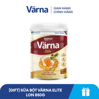 [ GIFT ] Sữa bột Värna Elite Lon 850g - Chứa Sâm Ngọc Linh Đông Trùng Hạ Thảo - Varna