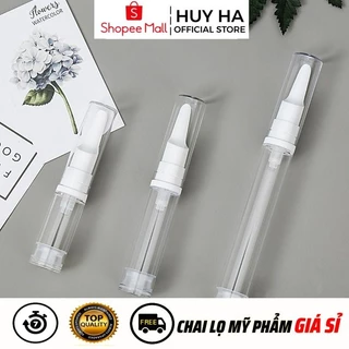 Chai Chiết Hút Chân Không 5ml,10ml,15ml Đựng Mỹ Phẩm HUY HA COSMETIC PACKAGING