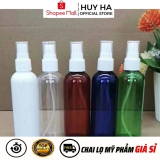 [Sỉ Siêu Rẻ] Chai Lọ Nhựa Pet Xịt Phun Sương 10ml,20ml,30ml,50ml,100ml Chiết Nước Hoa HUY HA COSMETIC PACKAGING