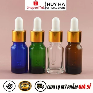 Chai Lọ Chiết Serum HUY HA COSMETIC PACKAGING [5ml,10ml,15ml,20ml] Đựng Tinh Dầu Bóp Giọt Chiết Mỹ Phẩm