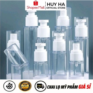 Chai Chiết Mĩ Phẩm HUY HA COSMETIC PACKAGING Nhựa Hút Chân Không 5ml,10ml,15ml,30ml,50ml,100ml Xịt Giọt, Phun Sương