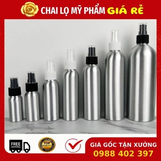 Chai Xịt Phun Sương ❣️ Thân Nhôm 30ml,50ml,100ml Chiết Mỹ Phẩm, Đựng Dung Dịch .