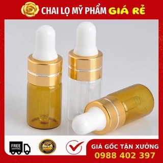 Chai Lọ Chiết Serum, Vỏ Đựng Tinh Dầu 2ml,3ml,5ml Mỏng Chiết Nước Hoa , ❣️ Top Rẻ