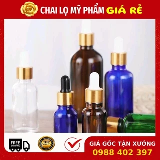 Lọ Chiết Serum [30ml,50ml,100ml] Đựng Tinh Dầu Bóp Giọt ❣️ Top Rẻ