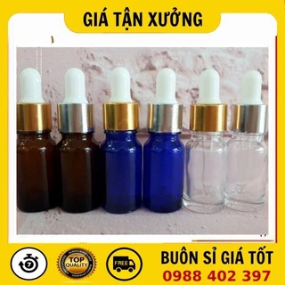 [SỈ SIÊU RẺ] Chai Lọ Chiết Serum ✪ Giá Rẻ ✪ [5ml,10ml] Chai Lọ Đựng Tinh Dầu Bóp Giọt Khoen Vàng Chiết Mỹ Phẩm