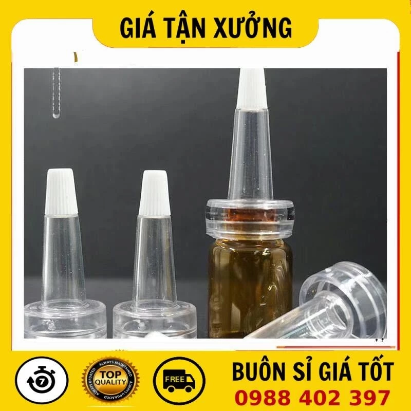 [SỈ SIÊU RẺ] Chai Lọ Chiết Serum  Chai Lọ Chiết Tế Bào Gốc, Tinh Chất Thủy Tinh 5ml,10ml Bộ 3 Nút