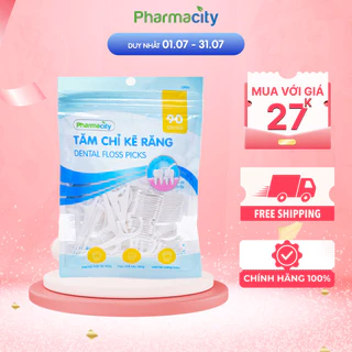 Tăm chỉ kẽ răng Pharmacity (Gói 90 cây)