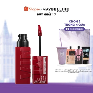 Son Bóng Bền Màu Nhẹ Môi Superstay Vinyl Ink Maybelline New York 4.2ml