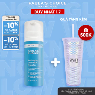 Kem dưỡng ẩm da dầu lão hóa Paula's Choice AntiAging Clear Skin Hydrator 50ml 7691