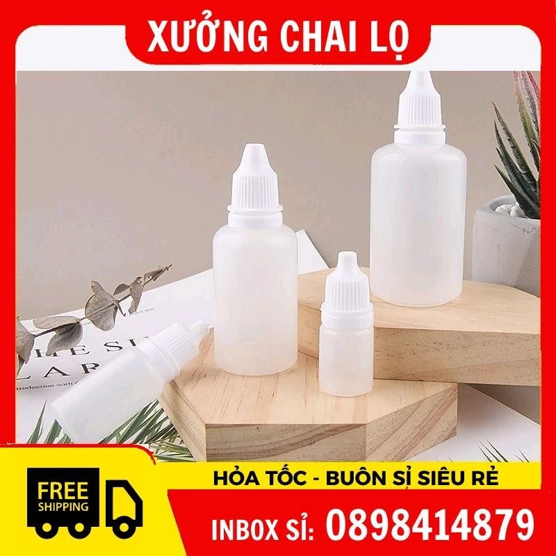 Vỏ Chai Lọ Nhỏ Mắt 5ml,10ml,20ml,30ml,50ml Granty Chiết Mỹ Phẩm , Chai Lọ Chiết Mực