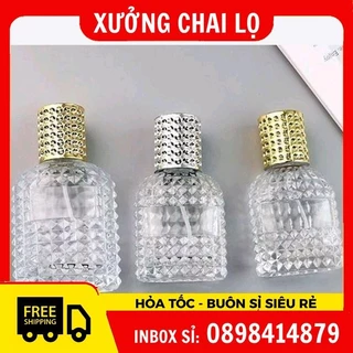 Chai Lọ Chiết Nước Hoa Gai Valentino 30ml Đựng Dầu Thơm, Phụ Kiện Du Lịch  .