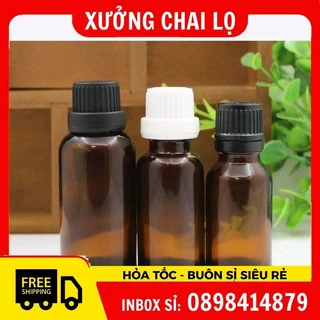 Lọ Chiết Serum , đựng tinh dầu thủy tinh nắp vặn 50ml,100ml