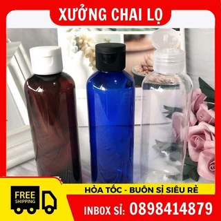 Chai Lọ Nhựa Nắp Bật Nhựa Pet 150ml,200ml,250ml