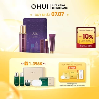 [Limited Edition] Bộ tinh chất dưỡng da phục hồi lão hóa 3 món OHUI Age Recovery Set 3pcs 142ml