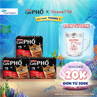 Combo 3 hộp Cà phê phố Sữa Đá - Maccoffee (hộp 10 gói x 24g)