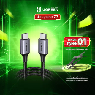 Cáp sạc USB C sang USB C Ugreen US261 Sạc nhanh PD 60W  | Tốc độ truyền 480Mbps | Bảo Hành 1 đổi 1 18 Tháng | 50149 5015