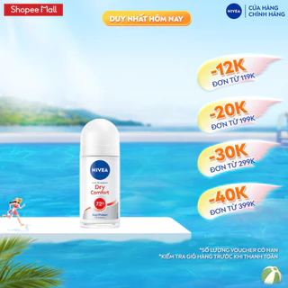 Lăn Ngăn Mùi NIVEA Khô Thoáng 72H (50 ml) - 81611