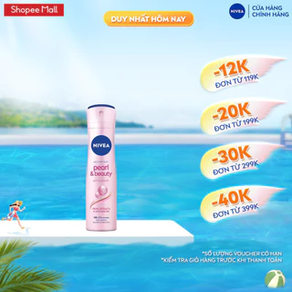 Xịt Ngăn Mùi NIVEA Pearl&Beauty Dưỡng Sáng Da Ngọc Trai (150 ml) - 83731