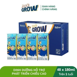 Sữa Bột Pha Sẵn Nuvi Grow phát triển chiều cao hộp 180ml