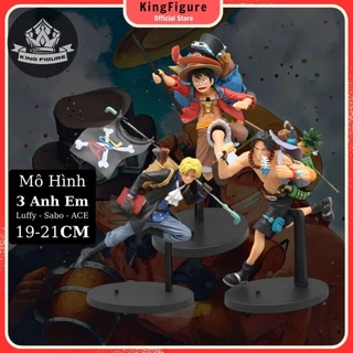 Mô Hình Bộ 3 Luffy Sabo ACE Siêu Cute 19-21Cm Mô hình One Piece Cao Cấp, Figure Mô Hình Anmie One Piece Luffy Vua Hải Tặ