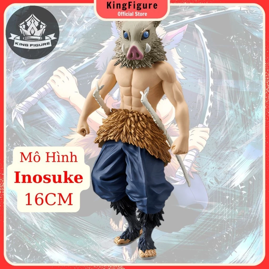 Mô Hình Inosuke 16cm Cao Cấp Mô hình Kimetsu no Yaiba Cao Cấp, Figure Mô Hình Anmie Thanh Gươm Diệt Quỷ