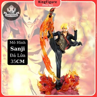 Mô Hình Sanji Đá Lửa 35Cm Cực Chiến Mô hình One Piece Cao Cấp, Figure Mô Hình Anmie One Piece Luffy Vua Hải Tặc