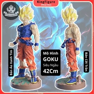 Mô Hình Songoku Siêu Ngầu 42Cm Mô hình Dragon Ball Cao Cấp, Figure Mô Hình Anmie 7 Viên Ngọc Rồng Songoku