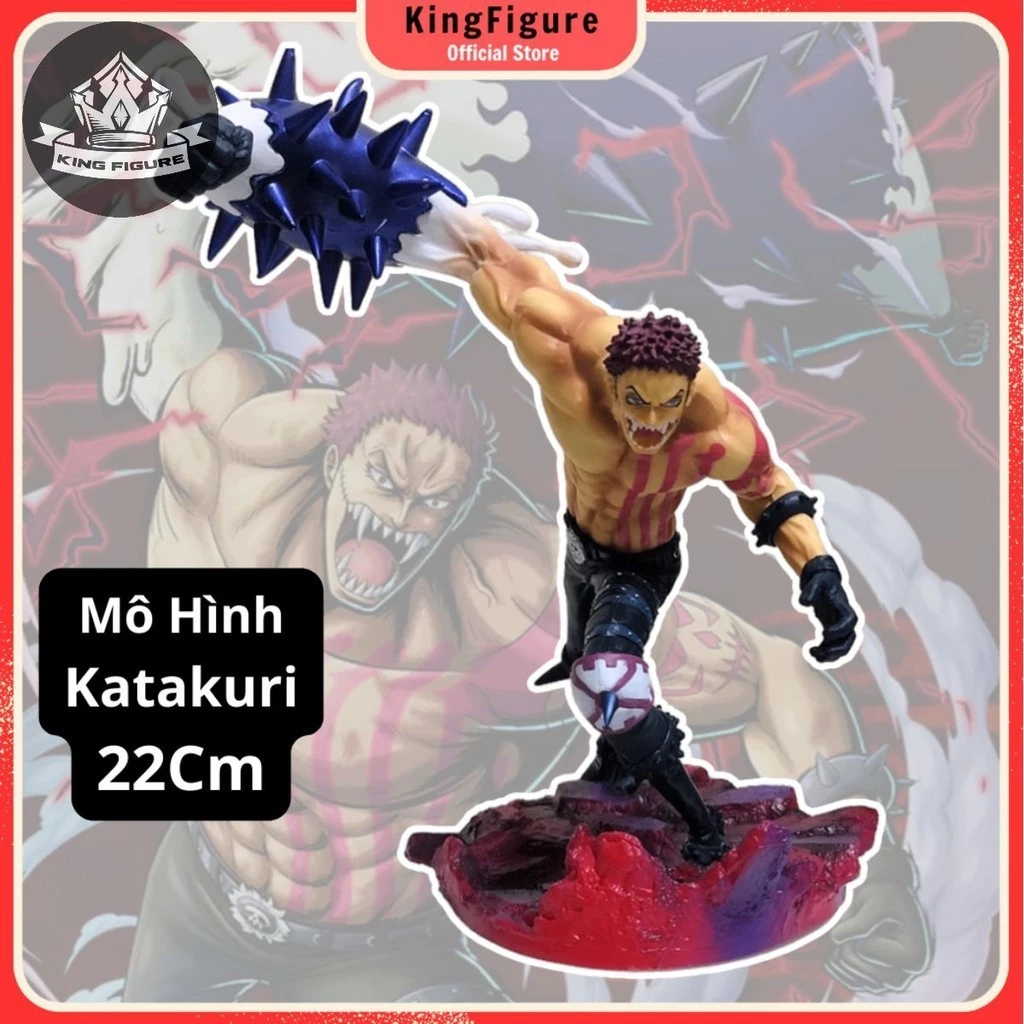 Mô Hình Katakuri Tư Thế Chiến Đấu 22cm Mô hình One Piece Cao Cấp, Figure Mô Hình Anmie One Piece Luffy Vua Hải Tặc