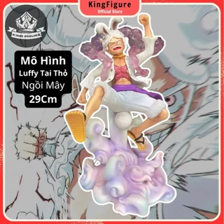 Mô Hình Luffy Tai Thỏ Ngồi Mây 29CM Mô hình One Piece Cao Cấp, Figure Mô Hình Anmie One Piece Luffy Vua Hải Tặc