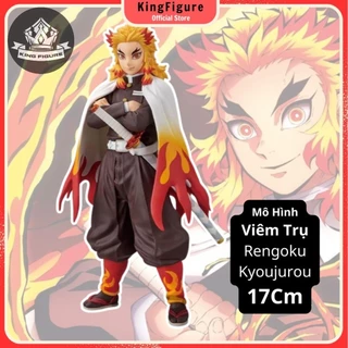 Mô hình Viêm Trụ Rengoku 17Cm KINGFIGU Cao Cấp Thanh Gươm Diệt Quỷ Cao Cấp, Figure Kimetsu no Yaiba