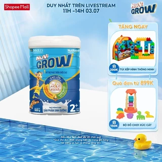 Sữa Bột Nuvi Grow phát triển chiều cao Trên 2 tuổi Lon 900g