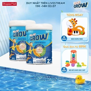 Combo 2 Sữa Bột Nuvi Grow phát triển chiều cao Trên 2 tuổi Lon 900g