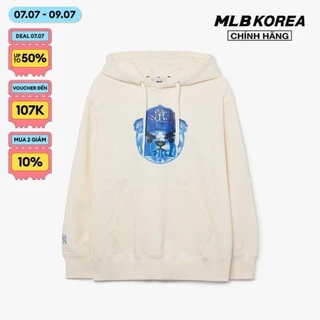 MLB - Áo hoodie unisex tay dài phối mũ Mega Bear Overfit 3AHDE0131-50CRS