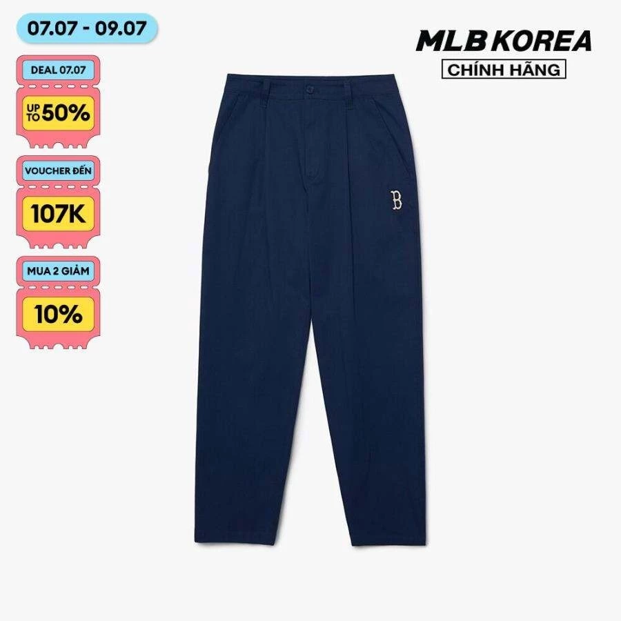 MLB - Quần cotton nam phom suông thời trang 3LWPB0131-43NYS