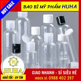 Chai Lọ Nhựa Nắp Bật 30ml,50ml,100ml Chiết Mỹ Phẩm