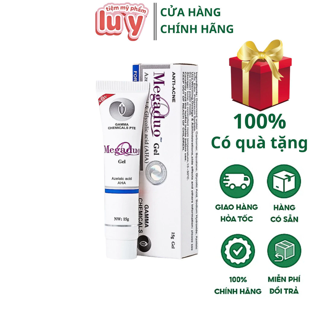 Gel ngừa mụn, giảm thâm Megaduo 15g [CHÍNH HÃNG]