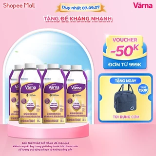 Lốc 6 hộp sữa bột pha sẵn Värna Colostrum (6 hộp giấy x 237ml) - Sữa non cho người lớn, Tăng đề kháng nhanh