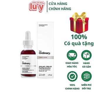 Tẩy tế bào chết AHA 30% + BHA 2% Peeling Solution 30ml - serum peel da The Ordinary