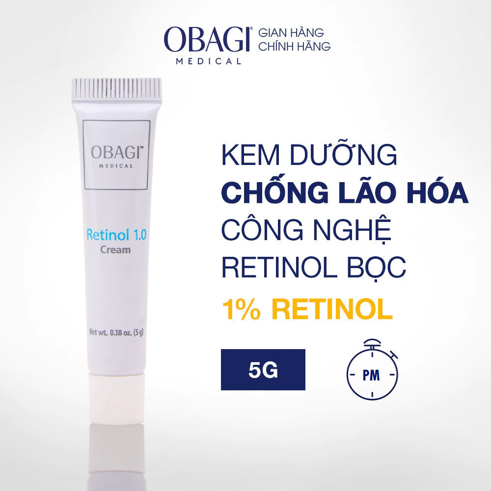 [Hàng tặng không bán] Kem chống lão hóa Obagi Retinol 1.0 5g