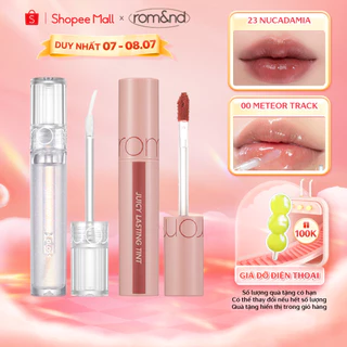 Combo Son Tint Romand Juicy Lasting Tint + Son Bóng Romand Glasting Water Gloss