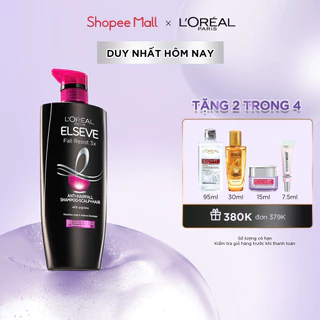 Dầu gội Giảm gãy rụng tóc Elseve FallResist3x AntiHairfallScalp + Hair L’Oréal Paris 620 ml