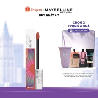 [Music Collection] Son Kem Lì 16h Lâu Trôi Maybelline New York Super Stay Matte Ink Lipstick 5ml