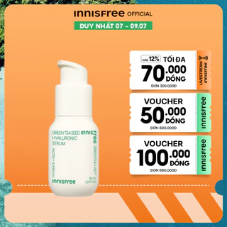 Tinh chất dưỡng ẩm INNISFREE Green Tea Seed Hyaluronic Serum 30mL