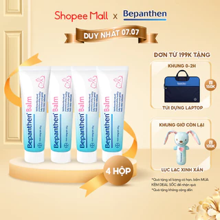 Bộ 4 tuýp kem chống hăm Bepanthen Balm dạng kem mỡ 30g/tuýp