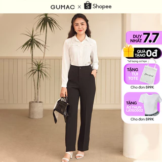 Quần ống đứng túi le mí thời trang GUMAC QD06036