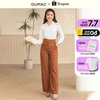 Quần cài dây lưng thời trang GUMAC QD06021