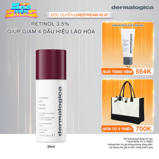 [DERMA44 giảm 10% tối đa 100K] Huyết thanh trẻ hoá làn da Dynamic Skin Retinol Serum 30ml