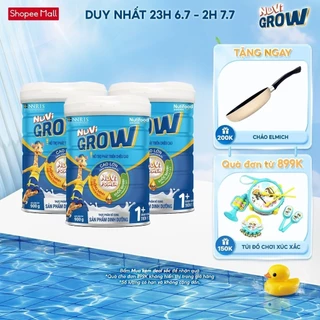 Combo 3 Sữa Bột Nuvi Grow phát triển chiều cao Trên 1 tuổi Lon 900g