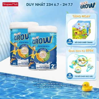 Combo 2 Sữa Bột Nuvi Grow phát triển chiều cao Trên 2 tuổi Lon 900g