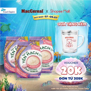 Combo 3 túi Bột Ngũ Cốc Dinh Dưỡng Ít Đường - MacCereal (túi 20 gói x 28g)